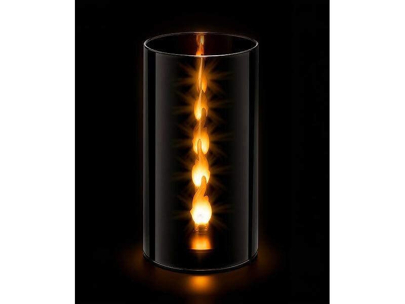 ; LED-Echtwachskerzen mit beweglicher Flamme und Ausblasfunktion LED-Echtwachskerzen mit beweglicher Flamme und Ausblasfunktion