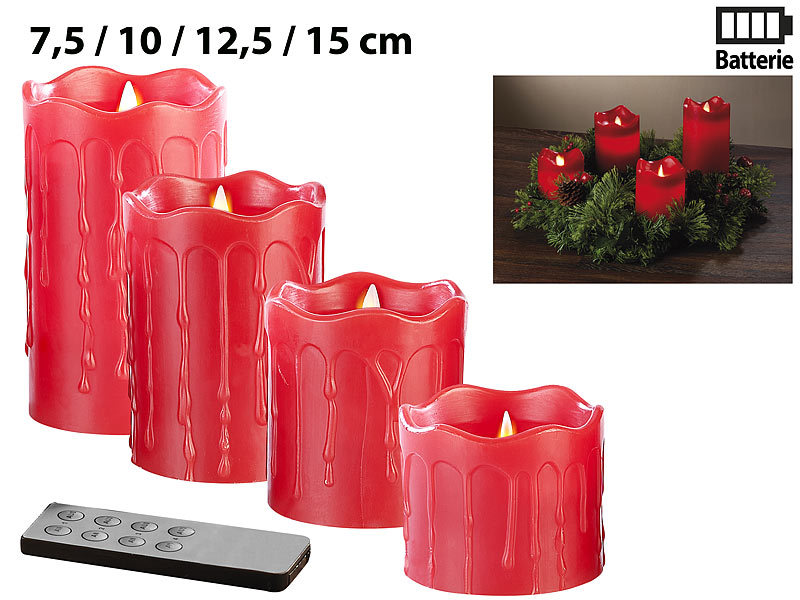 ; LED-Echtwachskerzen mit beweglicher Flamme und Fernbedienung, Adventskränze LED-Echtwachskerzen mit beweglicher Flamme und Fernbedienung, Adventskränze LED-Echtwachskerzen mit beweglicher Flamme und Fernbedienung, Adventskränze LED-Echtwachskerzen mit beweglicher Flamme und Fernbedienung, Adventskränze 