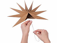 ; LED-Deko-Weihnachtssterne, Faltbare Weihnachtssterne zum Aufhängen LED-Deko-Weihnachtssterne, Faltbare Weihnachtssterne zum Aufhängen 