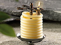 ; Kerzen, WachskerzenBienenwachs Kerzen in KerzenständernBeeswax Candles 