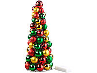 ; Deko-Tannengirlanden, Deko-Holzleitern in Weihnachtsbaum-FormTisch-LED-Weihnachts-Nadelbaum 