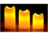; LED-Echtwachskerzen mit beweglichen Flammen LED-Echtwachskerzen mit beweglichen Flammen LED-Echtwachskerzen mit beweglichen Flammen 