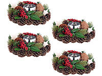 Britesta 4er-Set Weihnachts & Adventsgesteck, handgefertigt, 23 cm; Adventskränze Adventskränze Adventskränze Adventskränze 