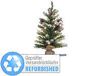 Britesta Deko-Weihnachtsbaum mit 30 LEDs, Versandrückläufer; LED-Kugelpyramiden 