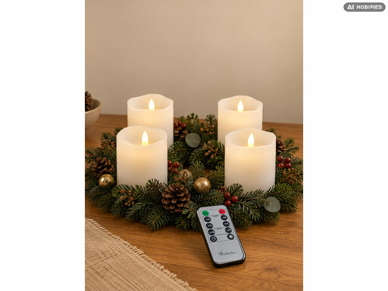 ; Adventskränze mit LED-Kerzen, bougies LED véritable cire avec flamme mobile et télécommande Adventskränze mit LED-Kerzen, bougies LED véritable cire avec flamme mobile et télécommande Adventskränze mit LED-Kerzen, bougies LED véritable cire avec flamme mobile et télécommande Adventskränze mit LED-Kerzen, bougies LED véritable cire avec flamme mobile et télécommande 